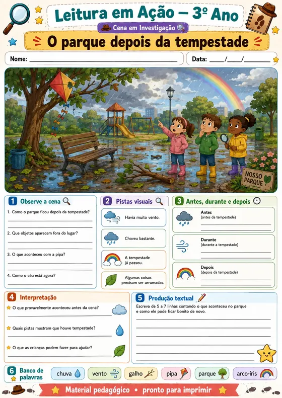 O parque depois da tempestade