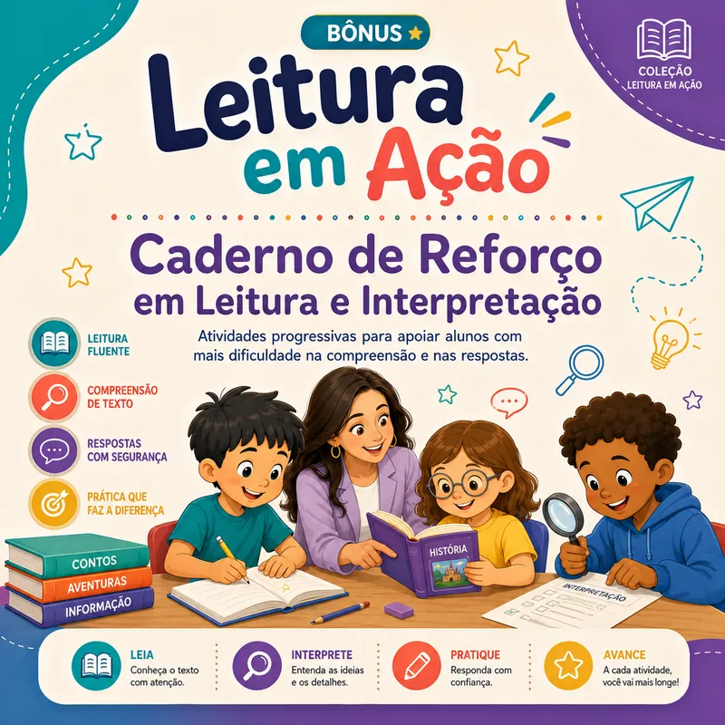 Caderno de Reforço em Leitura e Interpretação
