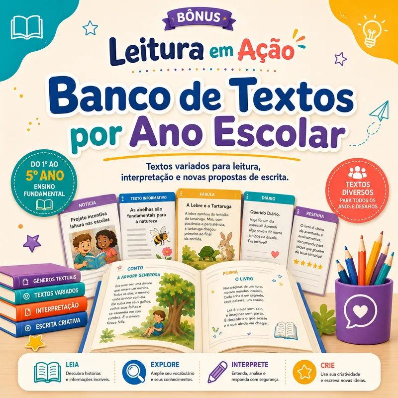 Banco de Textos por Ano Escolar